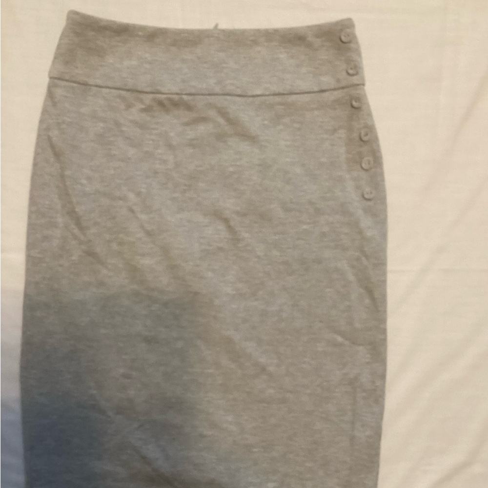 Skirt Catherine Malandrino A-Line Regular 4 Short Gray Women Zipper Lined